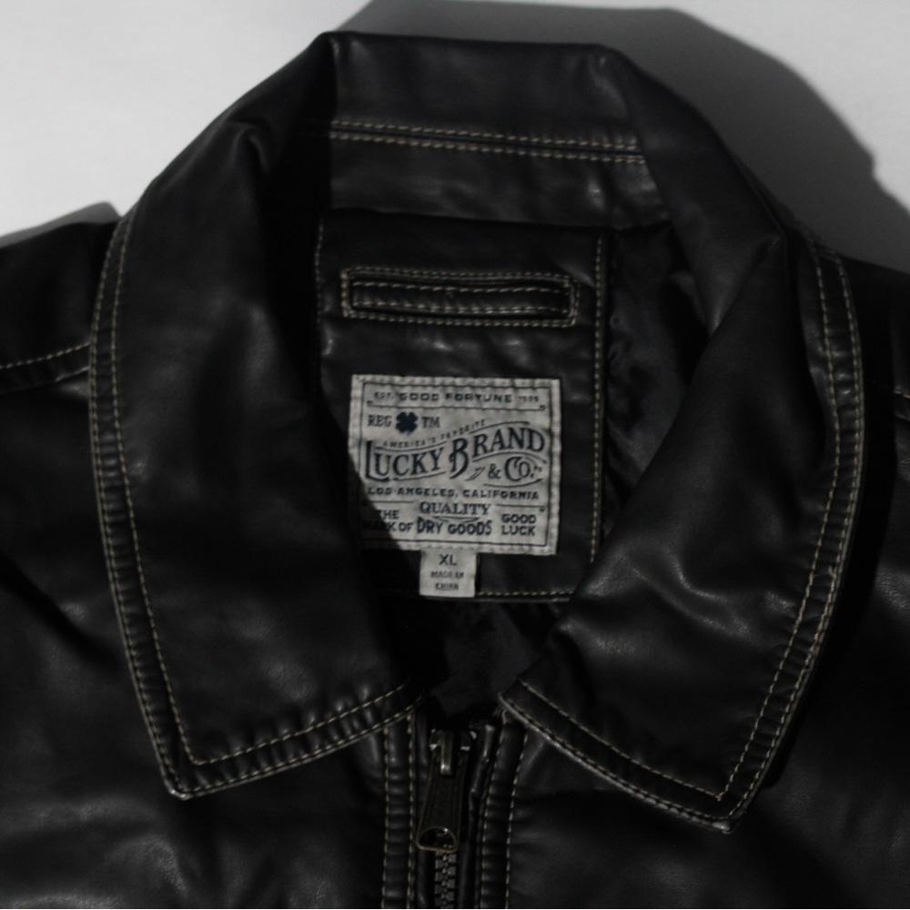 Lucky Brand Men's Black Bomber Jacket